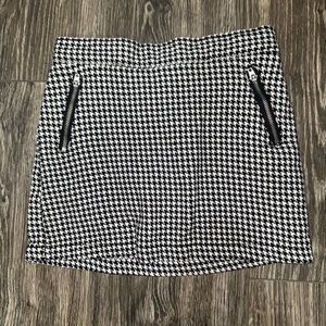 Houndstooth Toughskins Mini Skirt/Skort M(5/6)